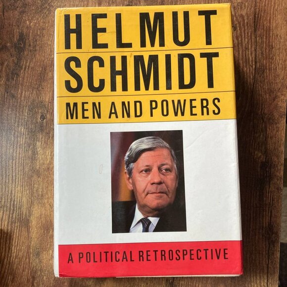 Men And Powers: A Political Retrospective by Helmut Schmidt, Hardcover Book - Picture 1 of 4